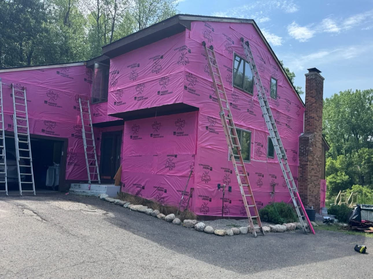 Preparing for new siding