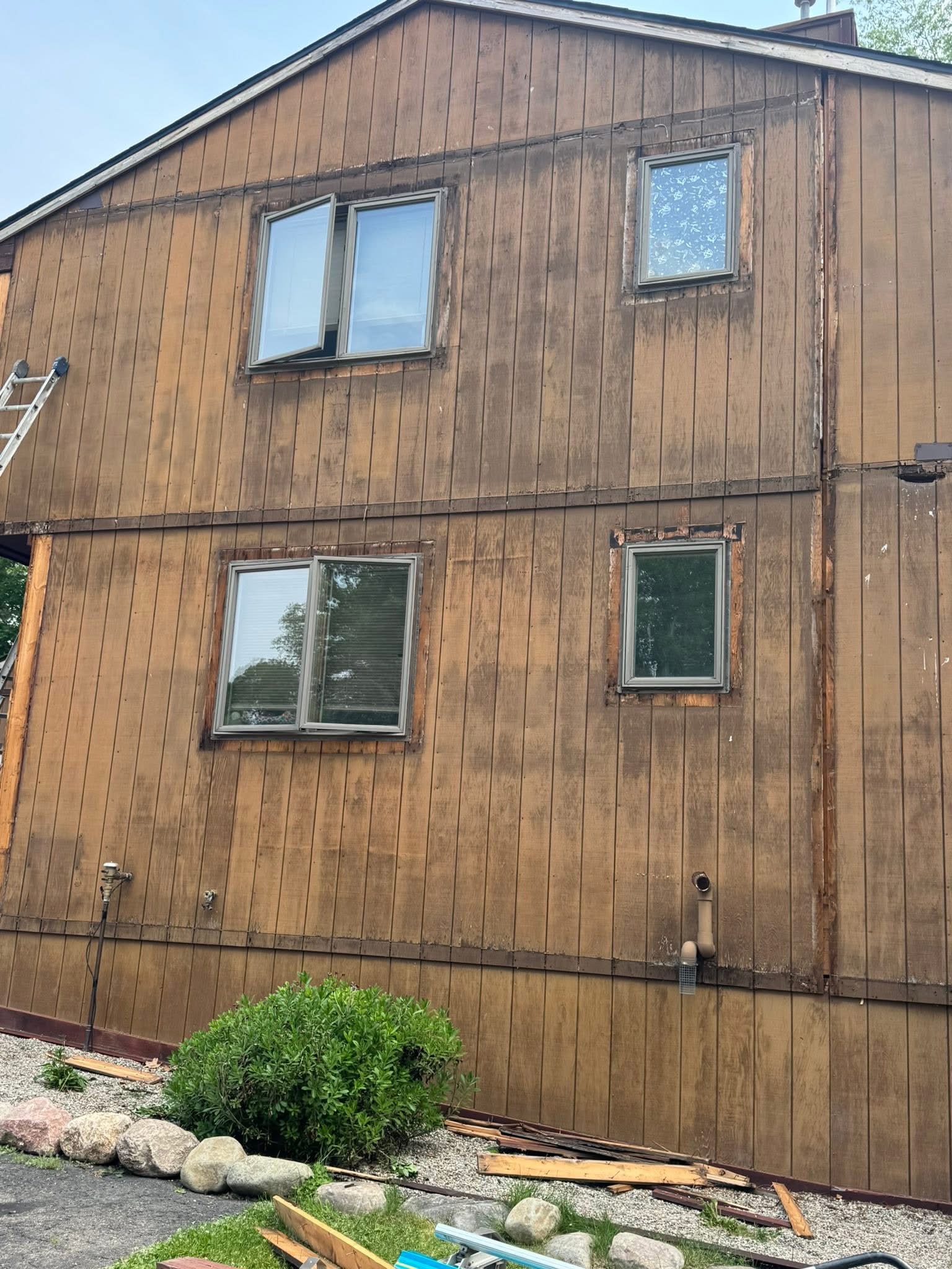 Original wood exterior