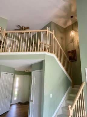 Interior painting & stairway details