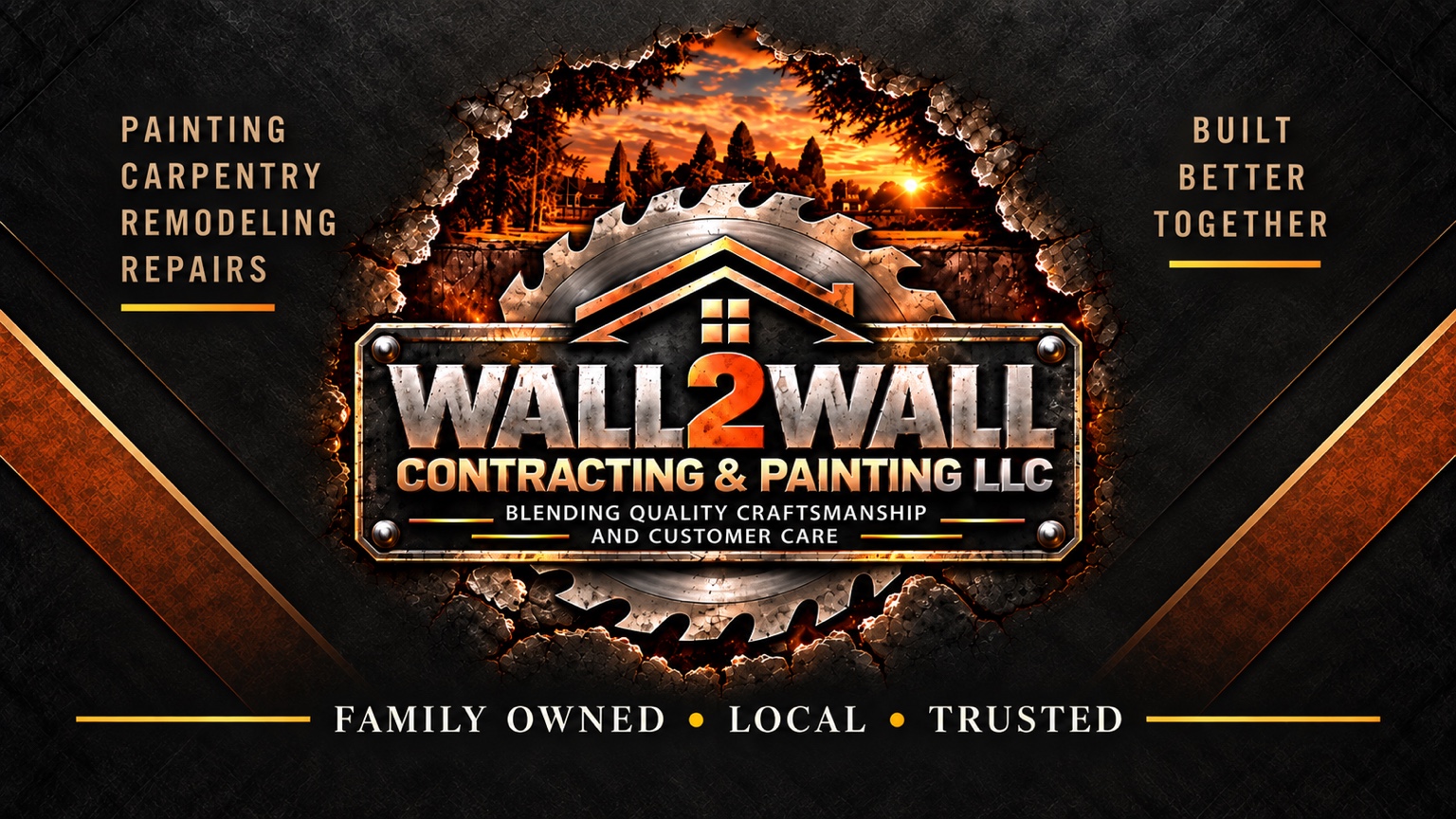 Wall2Wall Contracting & Painting LLC logo